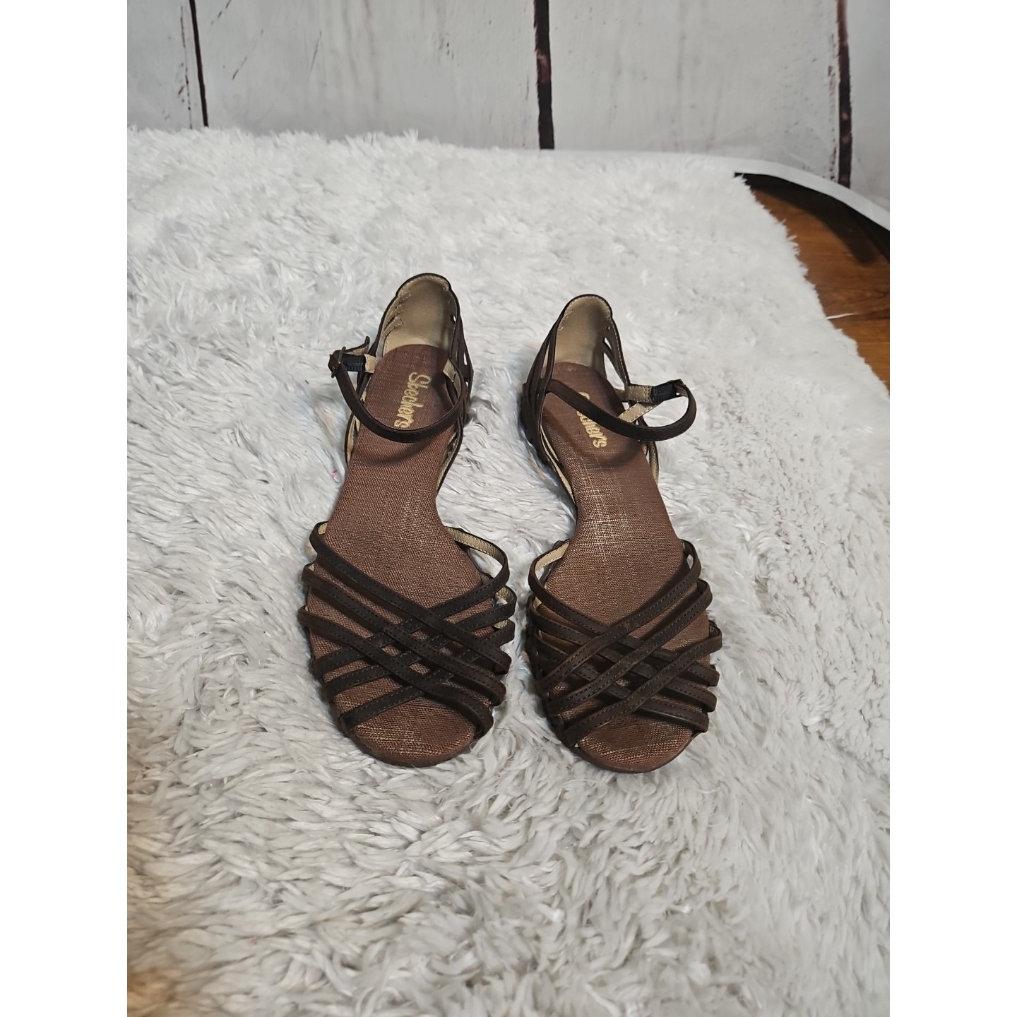 Sketchers Orchard Blossom Women's Strappy Sandals Brown See Description For Meas